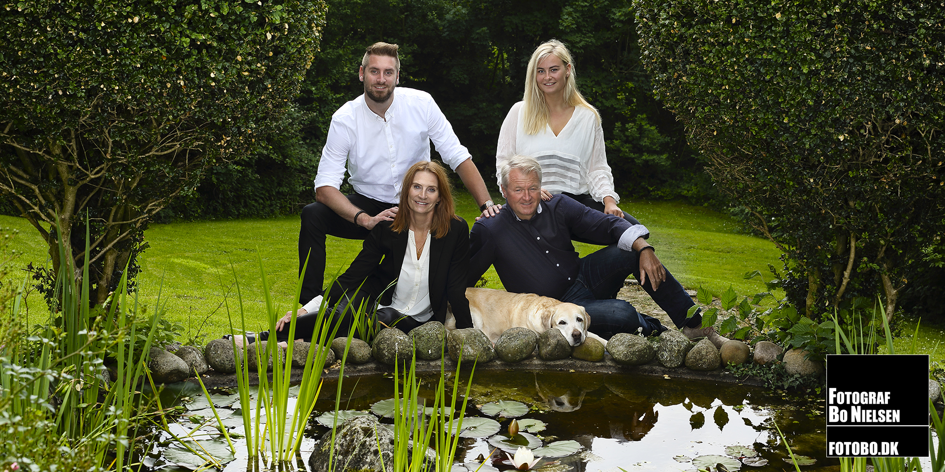 Familie fotografering, fotograferet af Fotograf Bo Nielsen