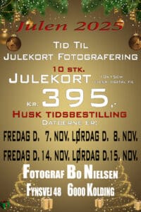 Julekort fotografering hos fotobo 2025